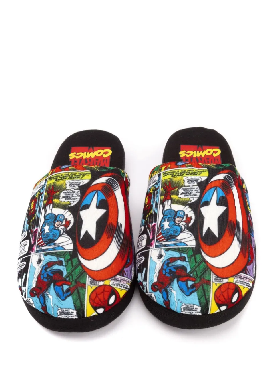 Zwart Marvel® - Vanilla Underground Mr Men Mr Lazy pantoffels
