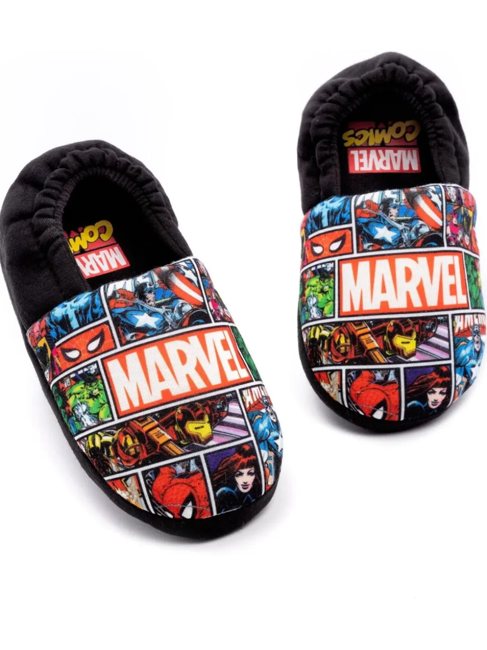 Zwart Marvel® - Vanilla Underground winterpantoffels