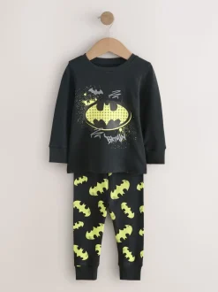 Zwart met Batman - Gelicentieerde knusse pyjama's 2 pack (9mnd -10jr)
