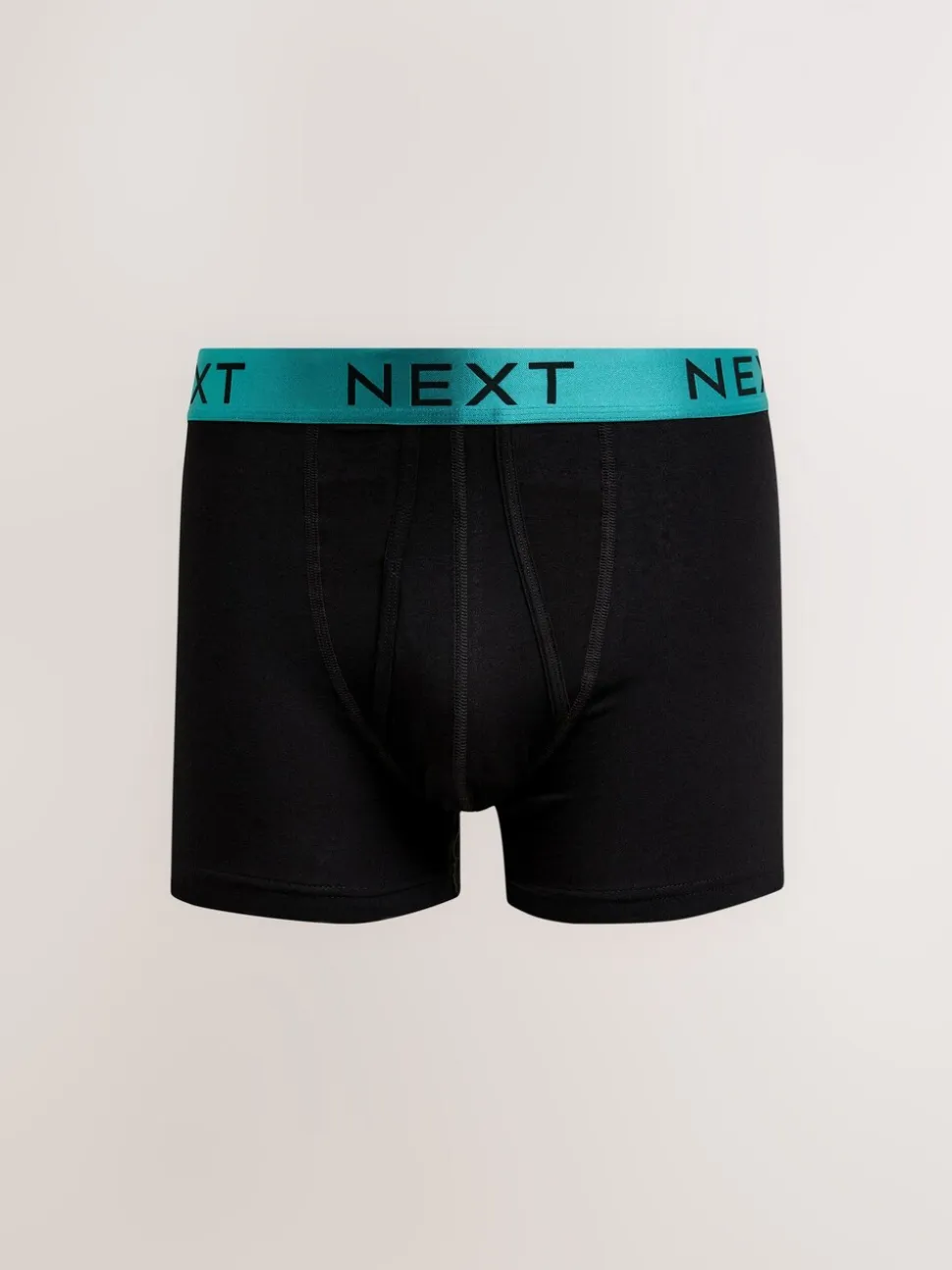 Zwart met felgekleurde glanzende taillebanden - Standaard - 10 Boxershorts zonder plooi