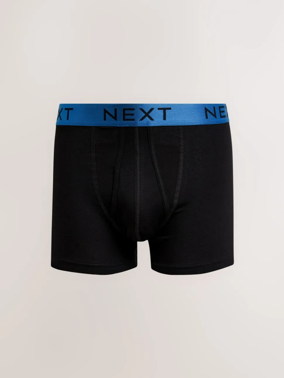Zwart met felgekleurde glanzende taillebanden - Standaard - 10 Boxershorts zonder plooi