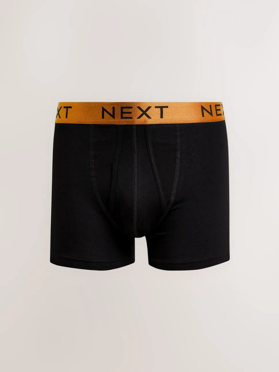Zwart met felgekleurde glanzende taillebanden - Standaard - 10 Boxershorts zonder plooi