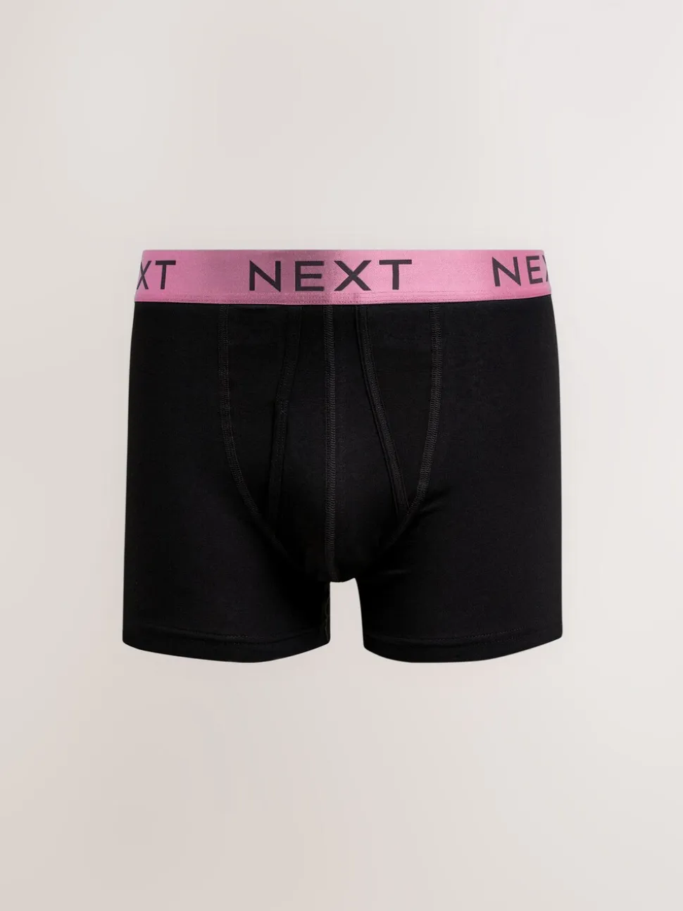 Zwart met felgekleurde glanzende taillebanden - Standaard - 10 Boxershorts zonder plooi
