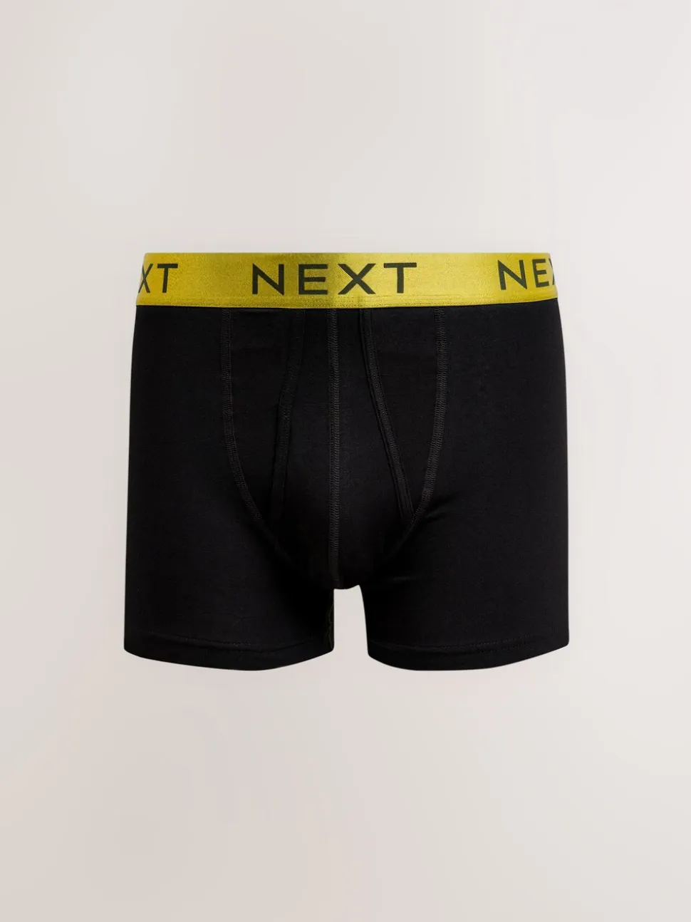 Zwart met felgekleurde glanzende taillebanden - Standaard - 10 Boxershorts zonder plooi