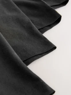 Zwart met gemêleerde tailleband - 5 Hipsterboxershorts
