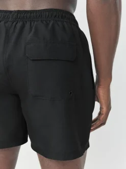 Zwart met Jaws - Gelicenseerde zwembroek met print
