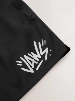Zwart met Jaws - Gelicenseerde zwembroek met print