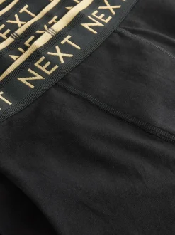 Zwart met luxe goudkleurige tailleband - Verpakking van 10 trunks (1,5-16jr)