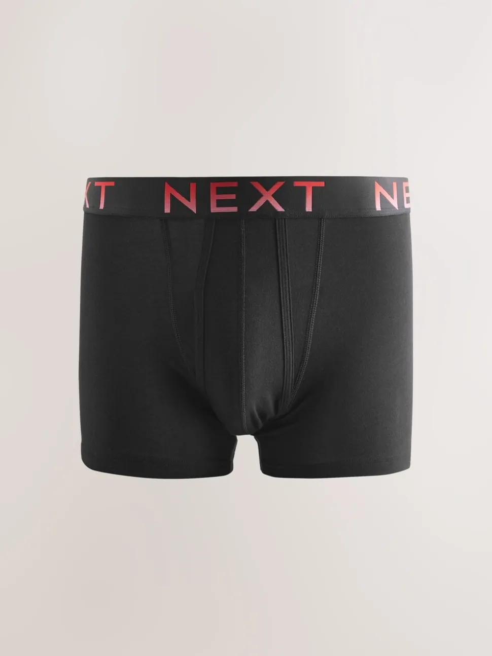 Zwart met ombré tailleband - Boxershorts van katoenrijk materiaal met A-voorkant