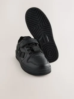 Zwart Minecraft - School Touch Fastening Elastic Lace Shoes