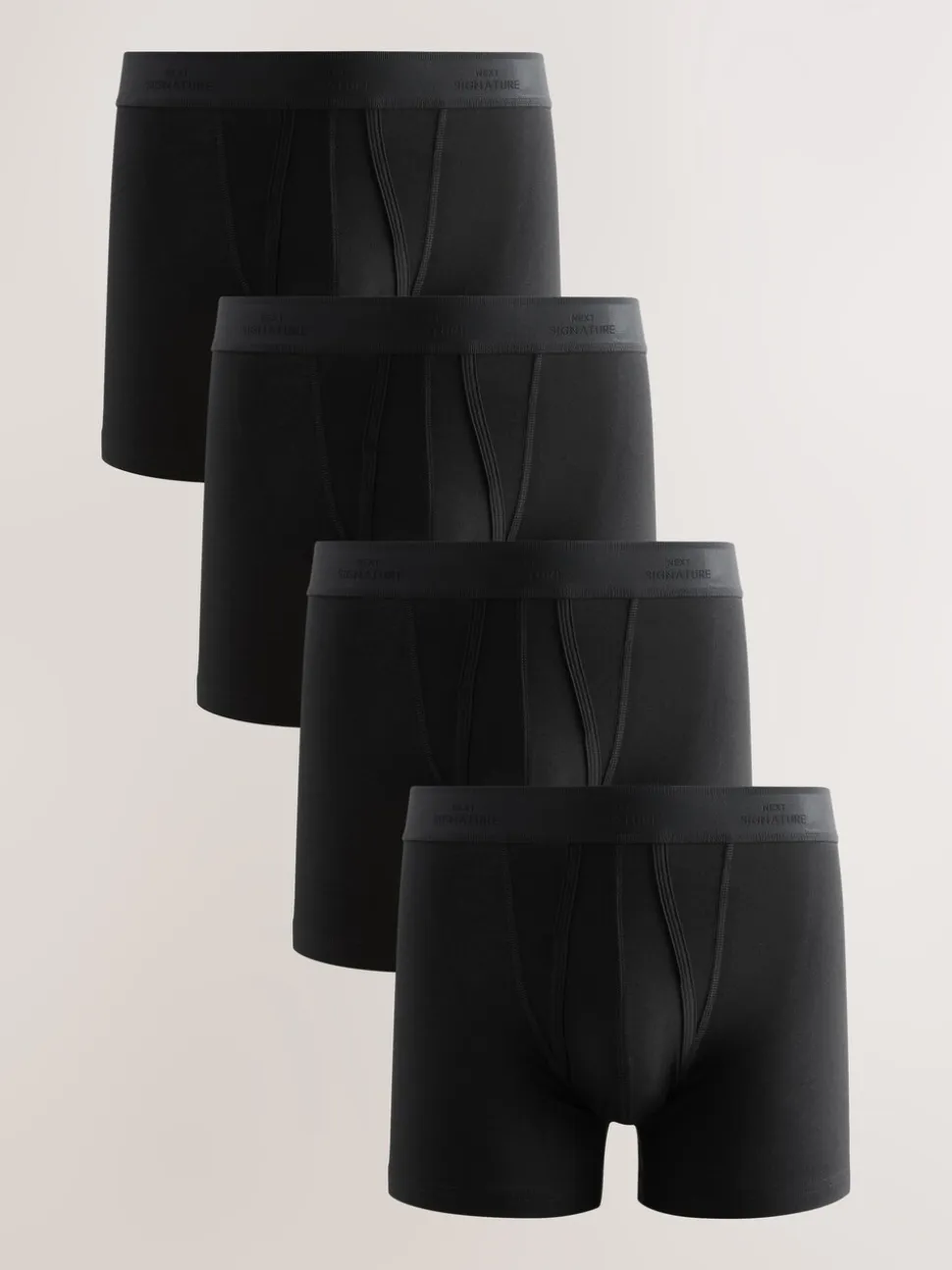 Zwart Modal - Verpakking van 4 - Signature boxershorts