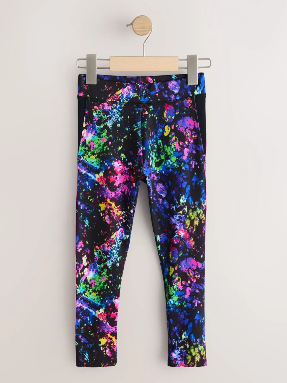 Zwart Multi Splat - Sportlegging (3-16 jr)