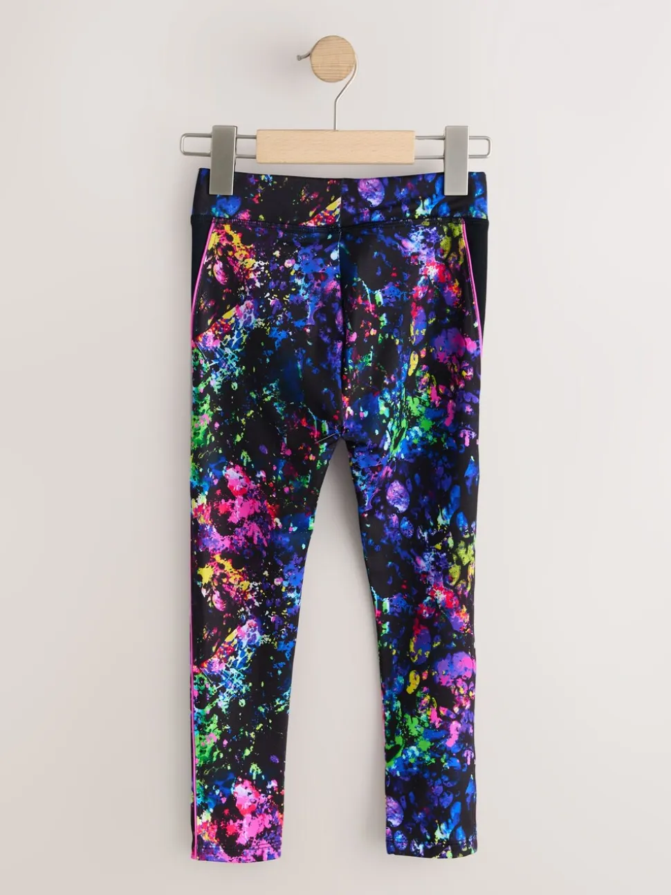 Zwart Multi Splat - Sportlegging (3-16 jr)