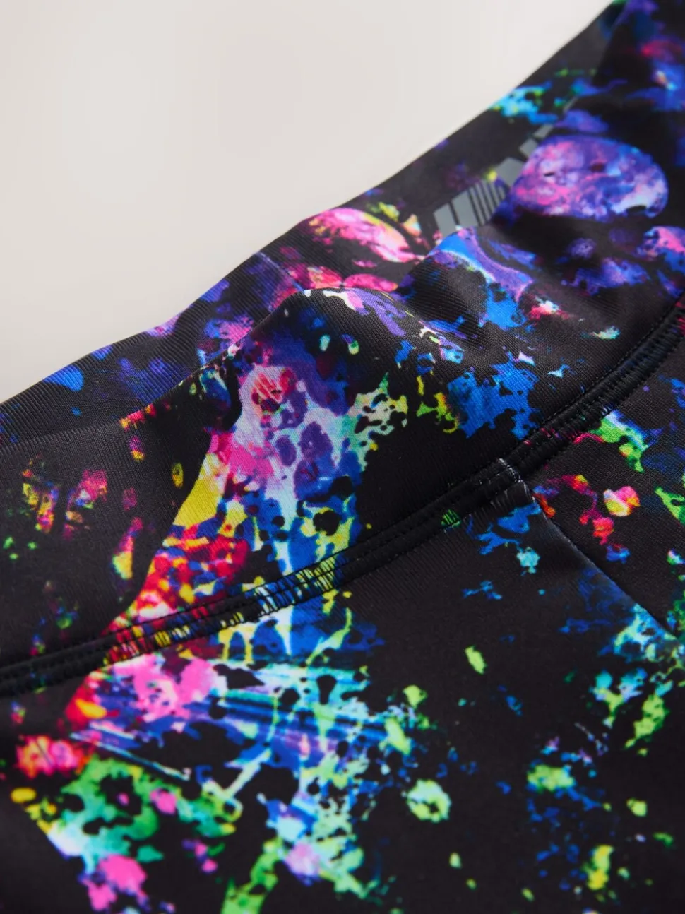 Zwart Multi Splat - Sportlegging (3-16 jr)