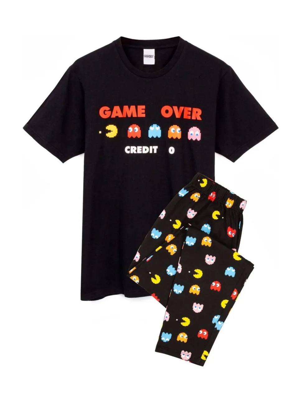Zwart Pacman - Vanilla Underground pyjama met lange pijpen