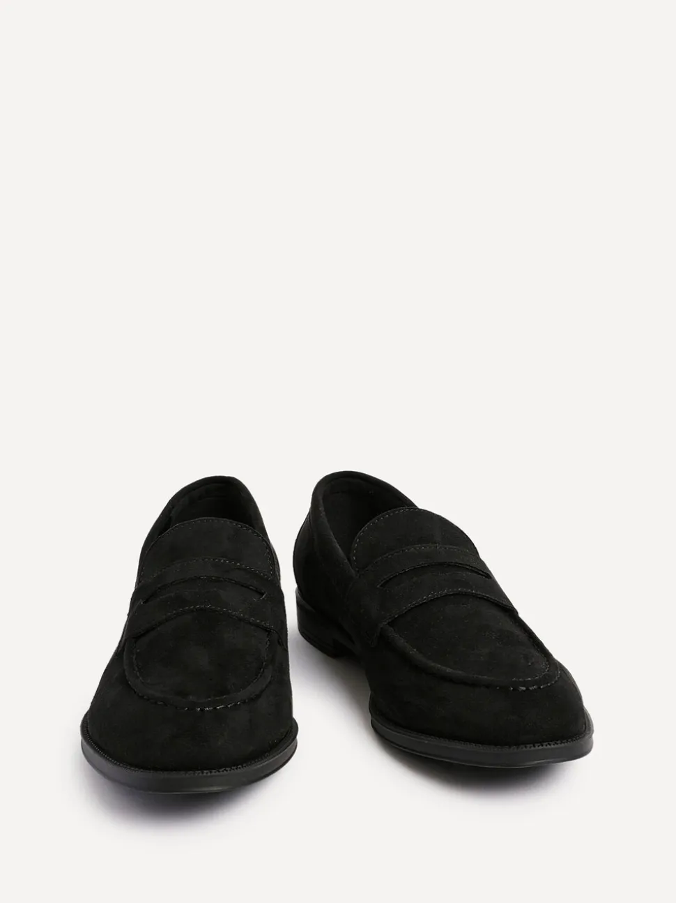 Zwart suède - Linzi Aurelio Penny Loafers