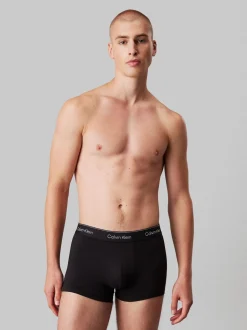 Zwart tonaal - Verpakking van 5 - Calvin Klein Icon Cotton Stretch Boxer Trunks 5 Pack
