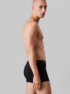 Zwart tonaal - Verpakking van 5 - Calvin Klein Icon Cotton Stretch Boxer Trunks 5 Pack