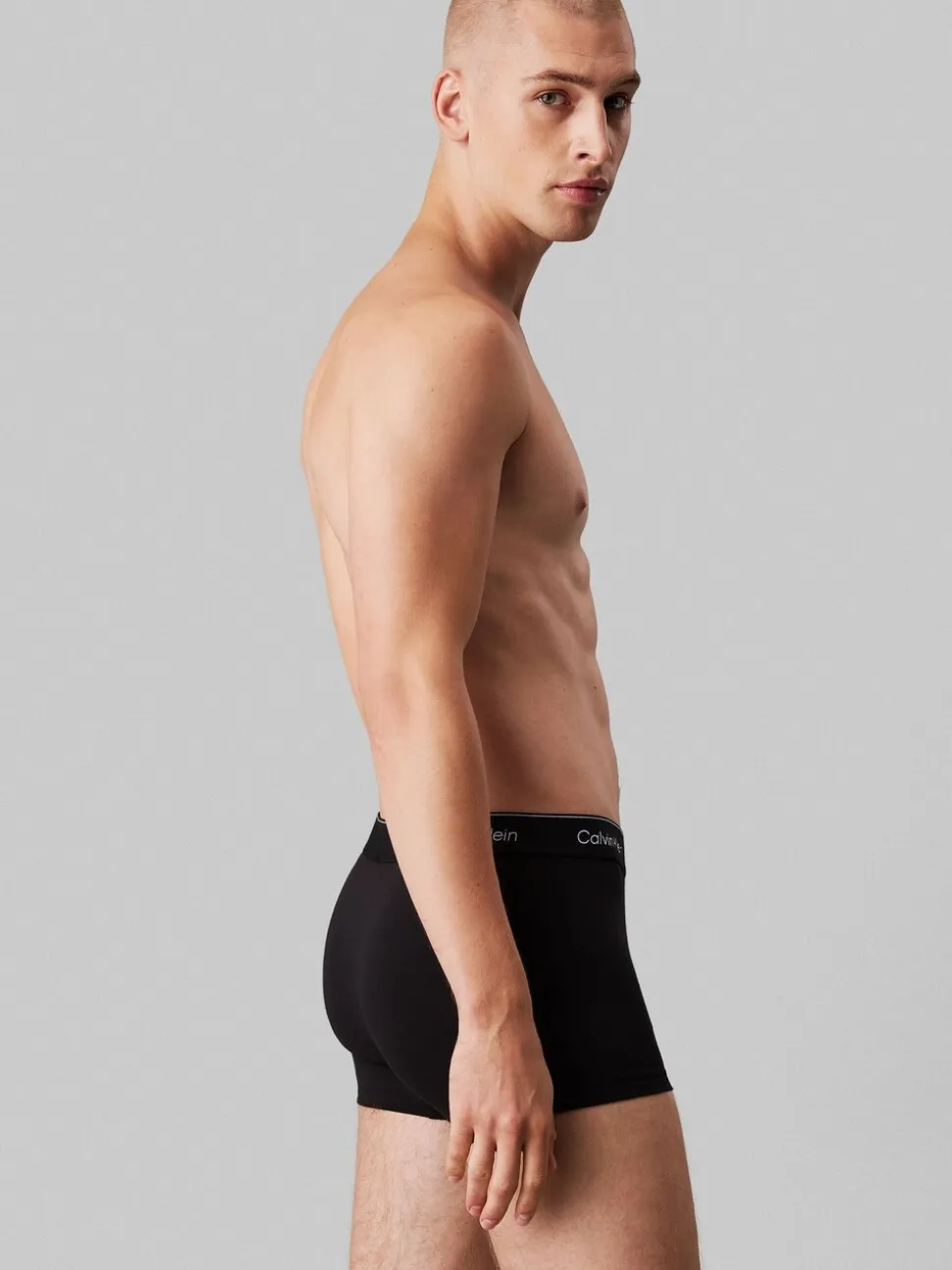 Zwart tonaal - Verpakking van 5 - Calvin Klein Icon Cotton Stretch Boxer Trunks 5 Pack