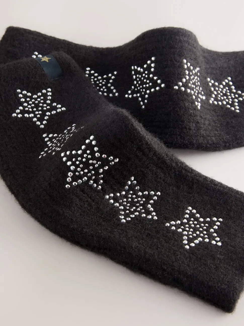 Zwart versierd met ster studs - Rockett St George Handwarmers