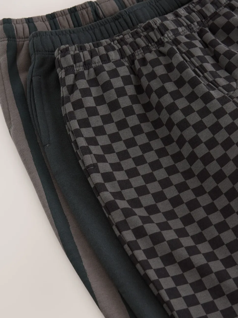 Zwart/antraciet - Wide Leg Jersey Joggers (3mths-7yrs)