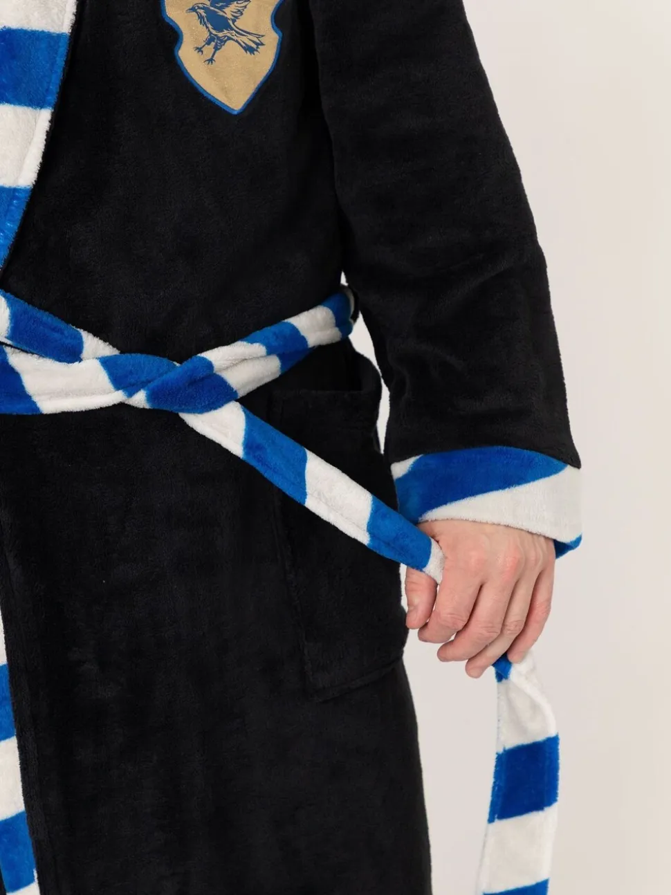 Zwart/blauw Ravenclaw - Vanilla Underground Harry Potter Hooded Bathrobe Dressing Gown