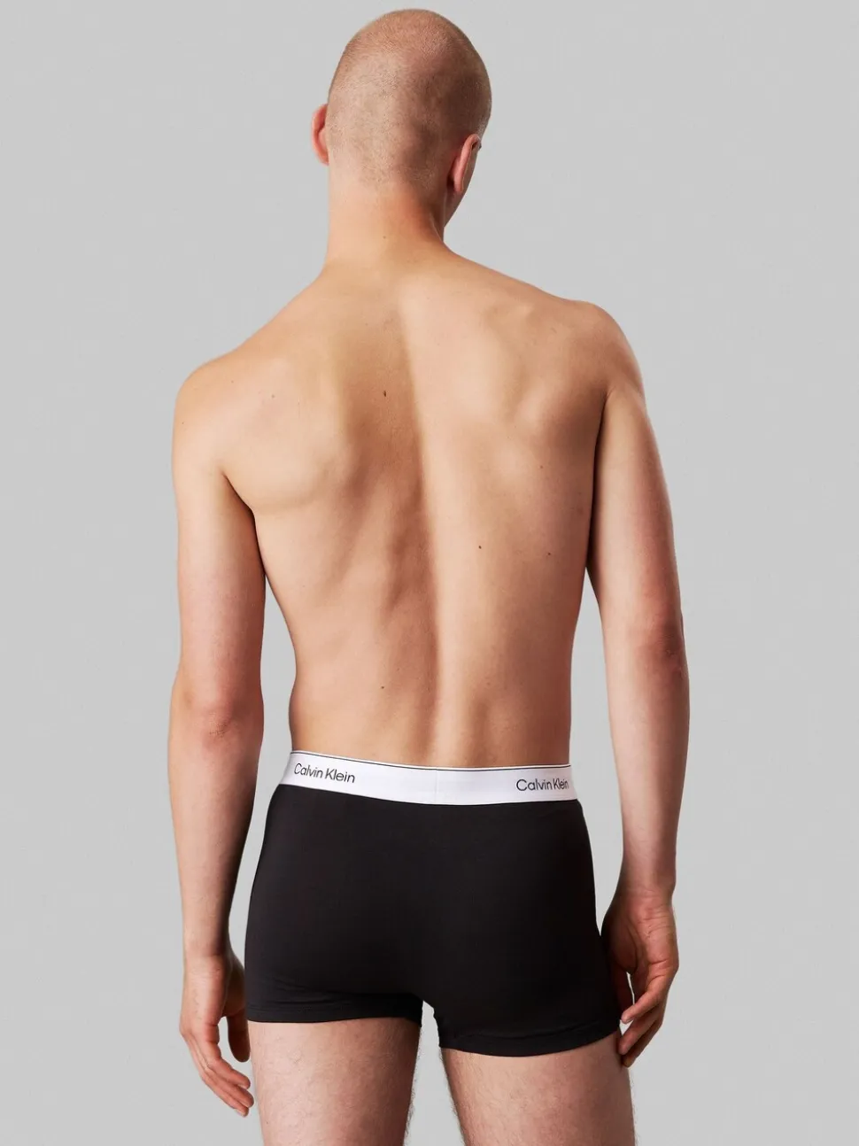 Zwart/blauw tonaal - Calvin Klein Icon Cotton Stretch Boxer Trunks 3 Pack