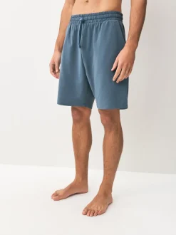 Zwart/blauw/grijs - Loopback Soft Touch 5 Pack Joggers Shorts