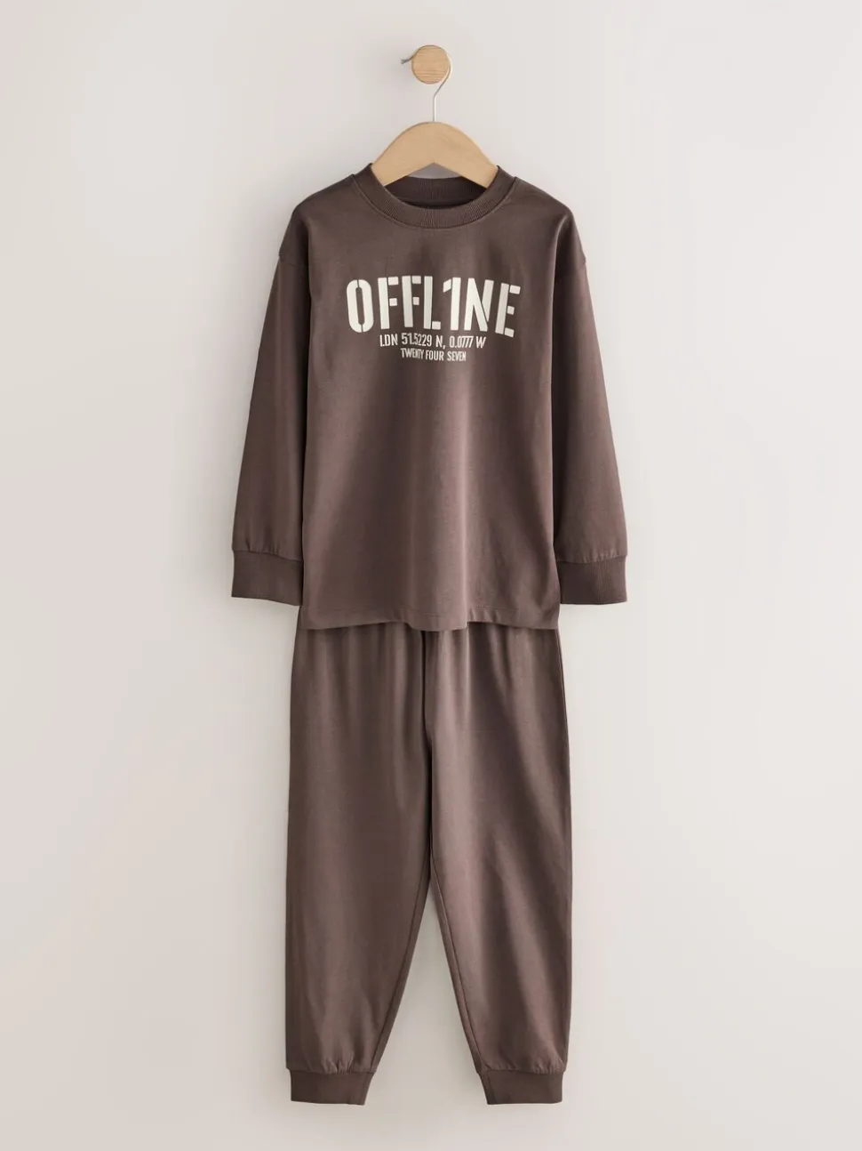 Zwart/bruin - Pyjama met korte pijpen 3 stuks (3-16jaar) (3-16jaar)