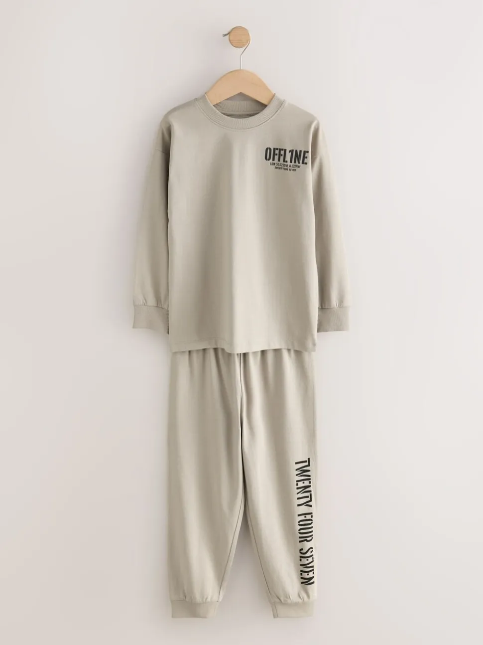 Zwart/bruin - Pyjama met korte pijpen 3 stuks (3-16jaar) (3-16jaar)
