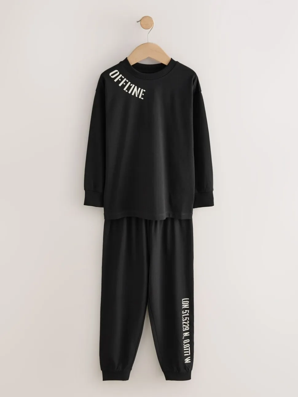 Zwart/bruin - Pyjama met korte pijpen 3 stuks (3-16jaar) (3-16jaar)