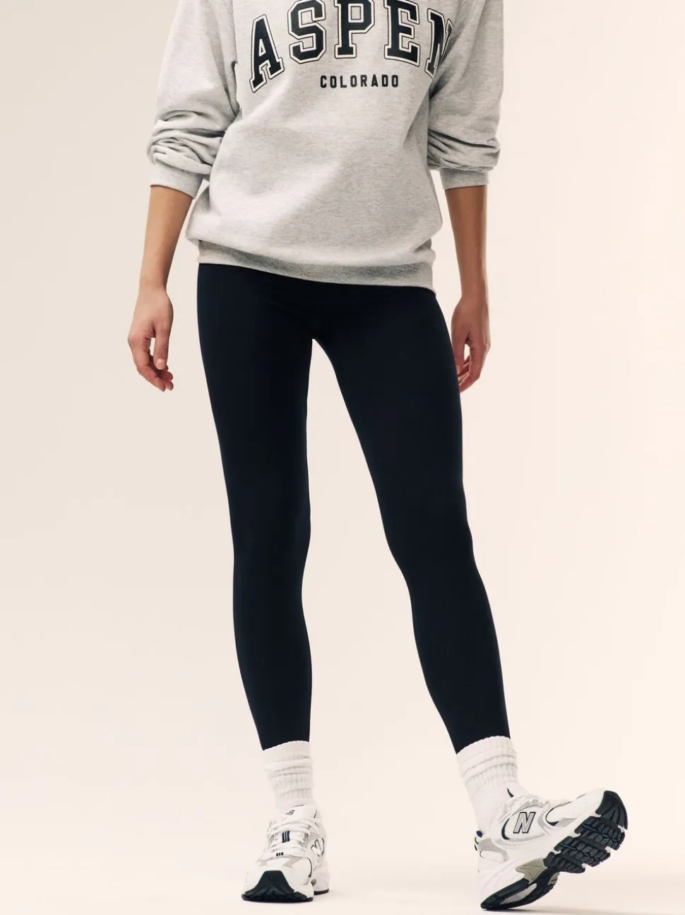 Zwart/bruin - Set van 2 lange leggings