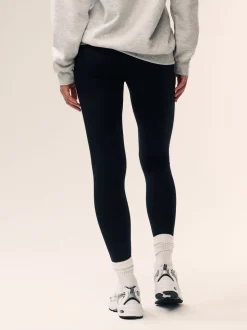 Zwart/bruin - Set van 2 lange leggings