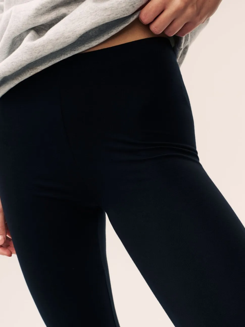 Zwart/bruin - Set van 2 lange leggings