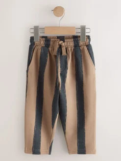 Zwart/bruin - Wide Leg Jersey Joggers (3mths-7yrs)