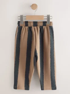 Zwart/bruin - Wide Leg Jersey Joggers (3mths-7yrs)