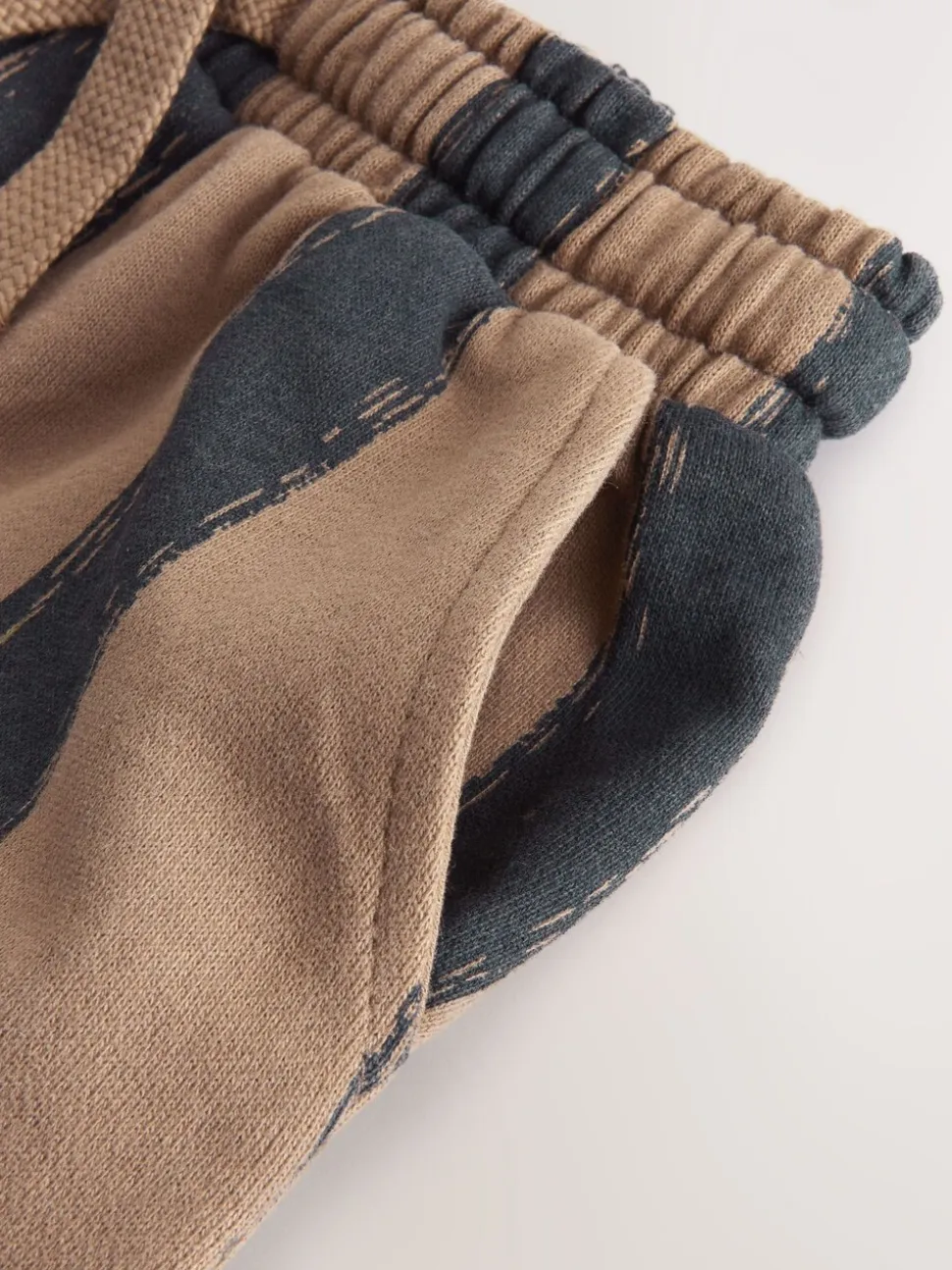 Zwart/bruin - Wide Leg Jersey Joggers (3mths-7yrs)