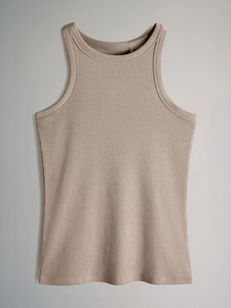Zwart/chocoladebruin/taupebruin/streep/wit - The Set 5 Pack Racer Ribbed Vests