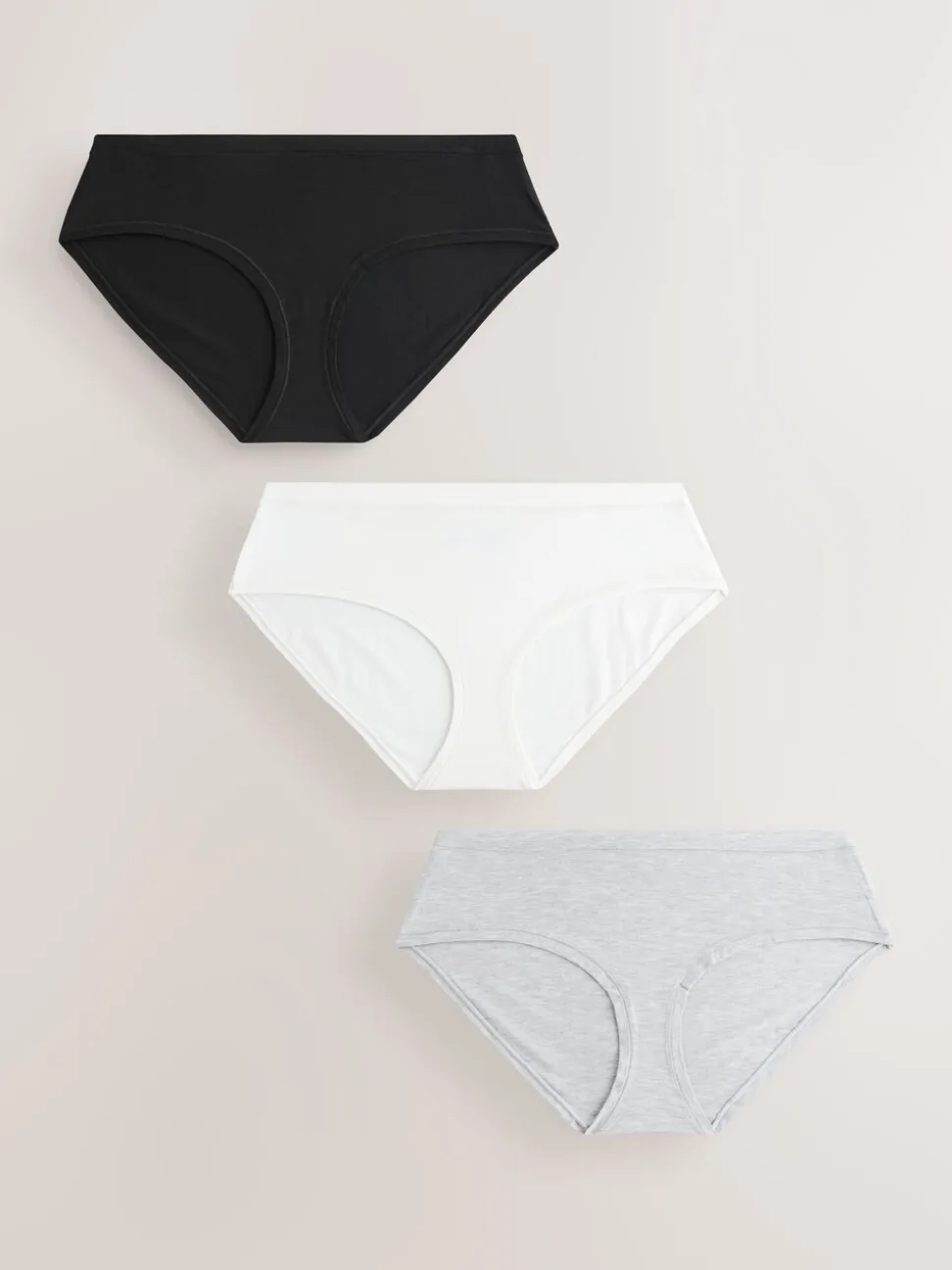 Zwart/crèmekleurig - Ultimate Comfort Cotton Knickers 3 Pack
