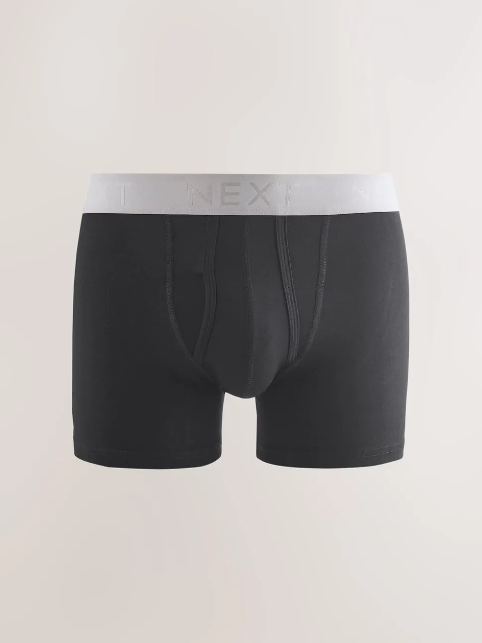 Zwarte en blauwe/bruine taillebanden - Standaard - 10 Boxershorts zonder plooi