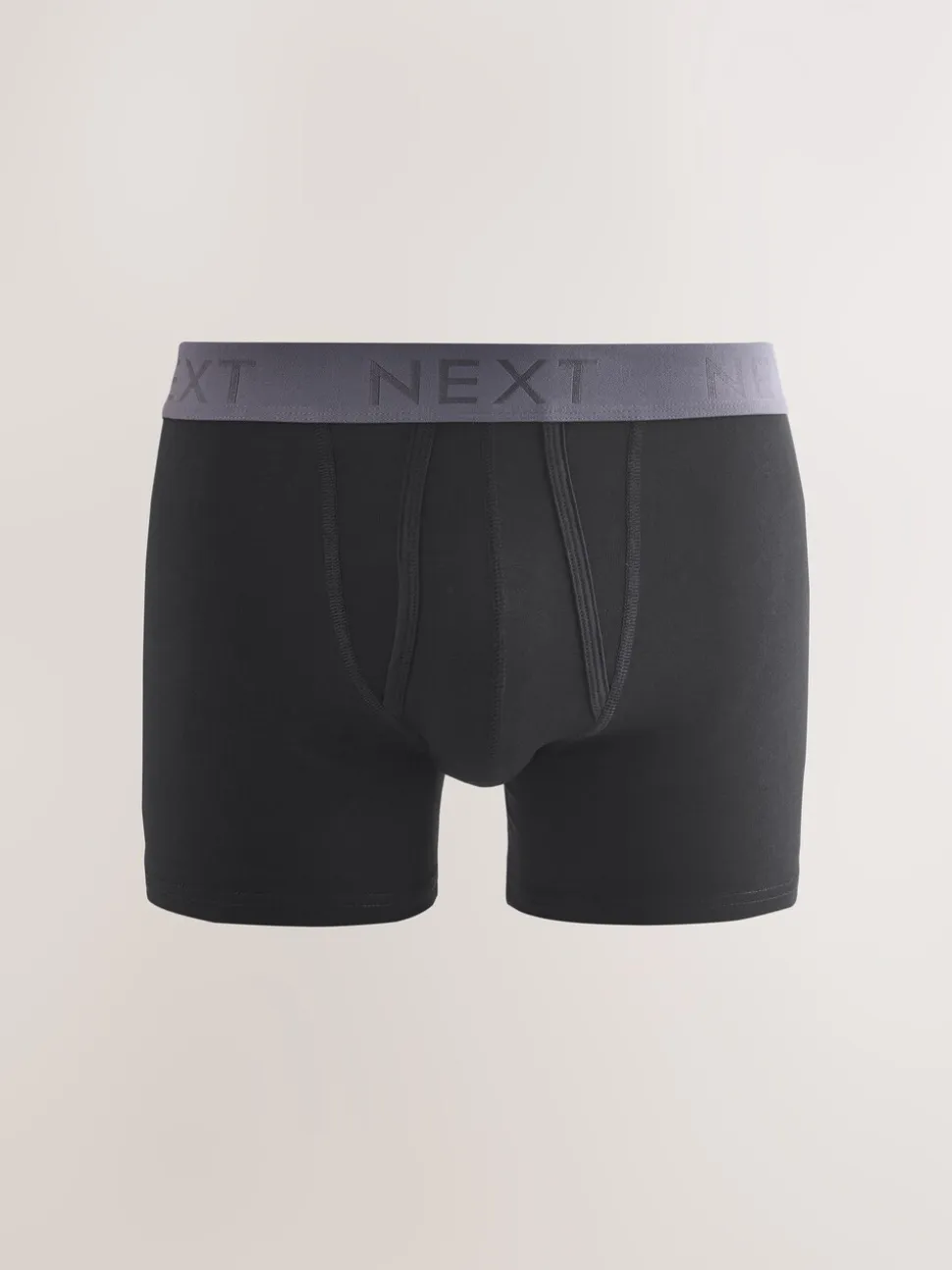 Zwarte en blauwe/bruine taillebanden - Standaard - 10 Boxershorts zonder plooi