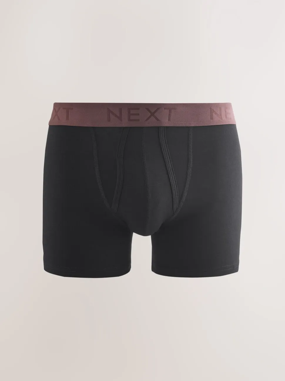 Zwarte en blauwe/bruine taillebanden - Standaard - 10 Boxershorts zonder plooi