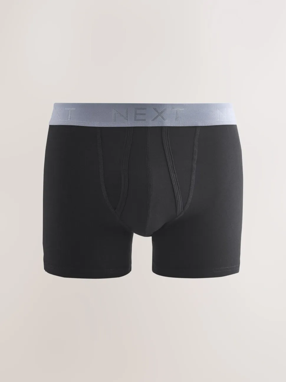 Zwarte en blauwe/bruine taillebanden - Standaard - 10 Boxershorts zonder plooi