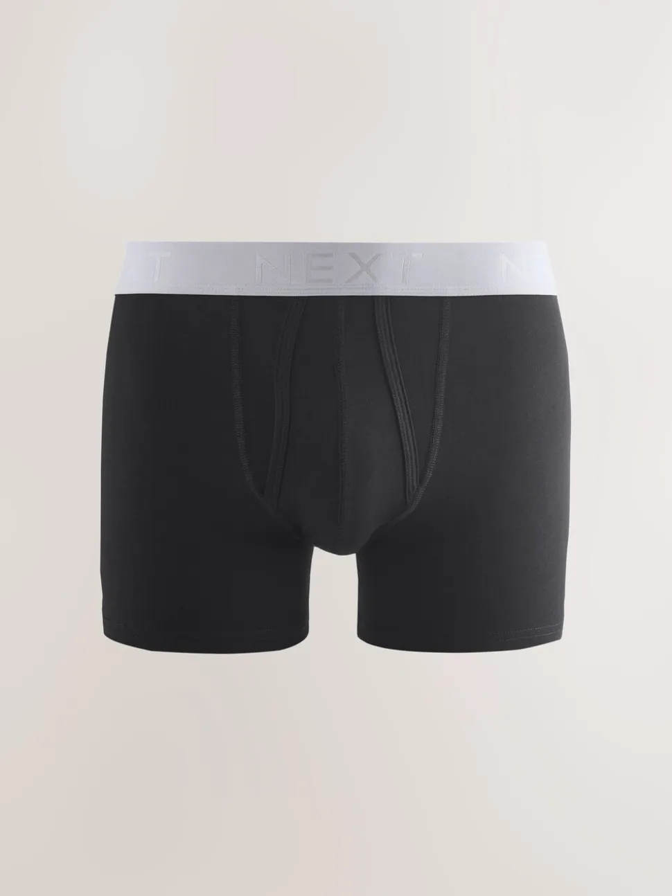 Zwarte en blauwe/bruine taillebanden - Standaard - 10 Boxershorts zonder plooi