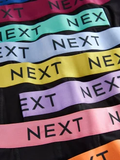 Zwarte glanzende taillebanden - Hipster boxers van katoenrijke mix