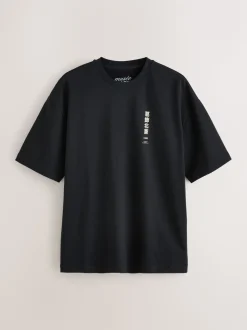 Zwarte Hokusai - Relaxed fit - T-shirt met kunstenaars/artiestlicentie