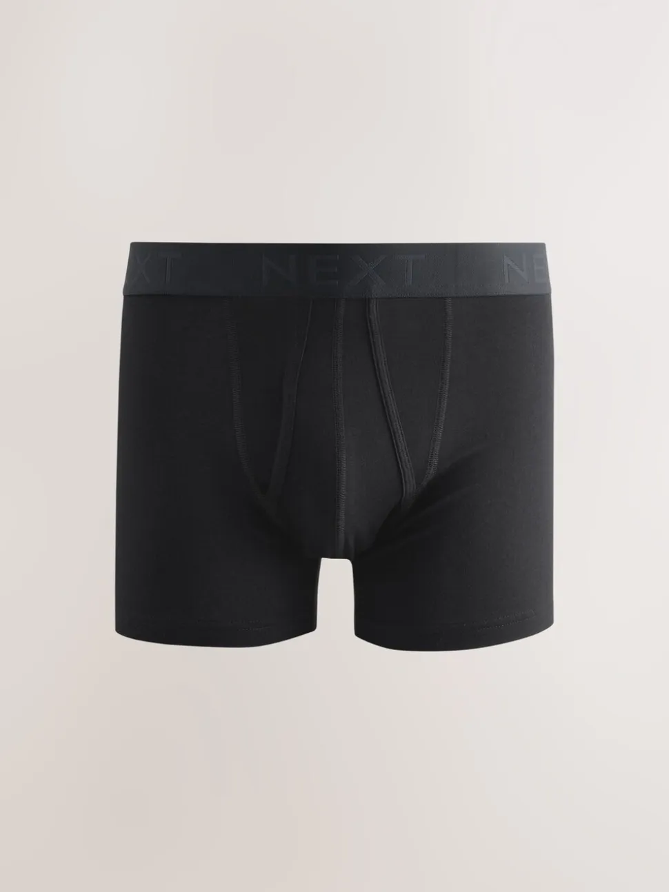 Zwarte neutrale tailleband - Standaard - 10 Boxershorts zonder plooi