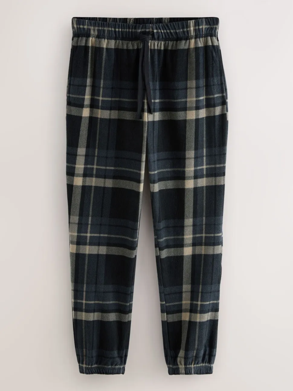 Zwarte ruit - Textured Cosy Motionflex Cuffed Pyjamas Set