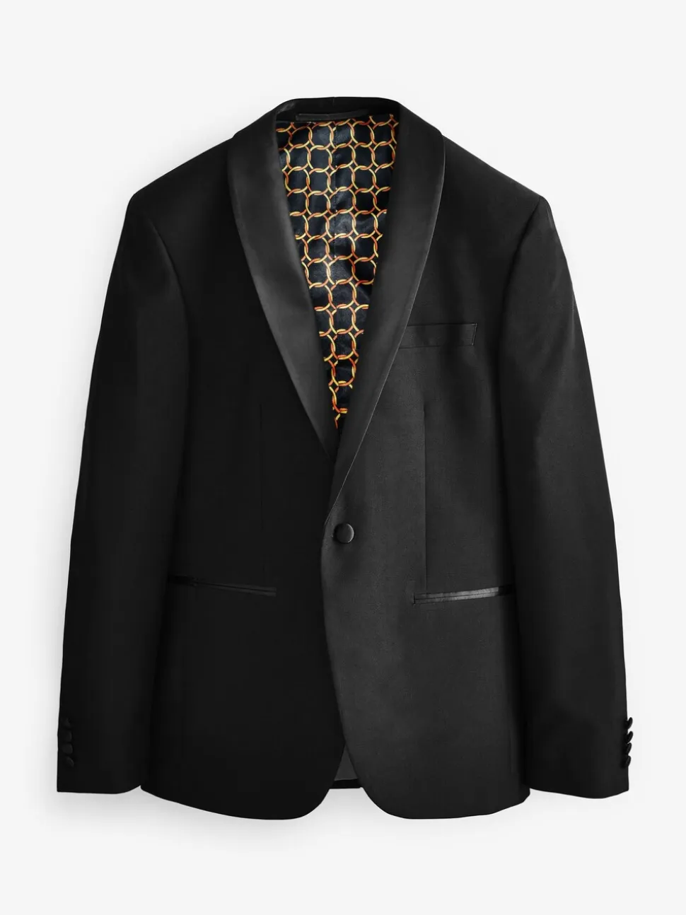Zwarte sjaalkraag - Slim Fit - Smoking: colbert