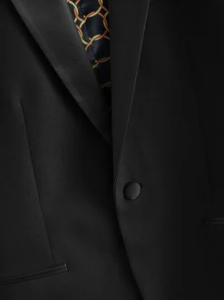Zwarte sjaalkraag - Slim Fit - Smoking: colbert